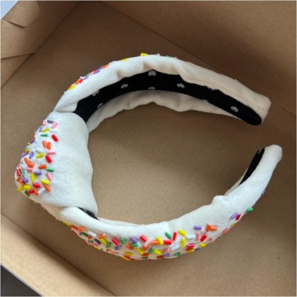 Lele Sadoughi Buttercream Birthday Cake Knotted Headband - Picture 6 of 6